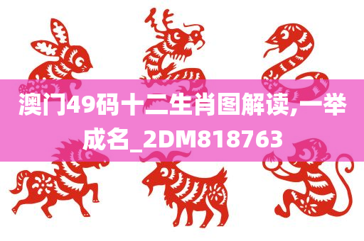 澳门49码十二生肖图解读,一举成名_2DM818763