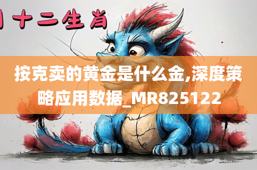 按克卖的黄金是什么金,深度策略应用数据_MR825122