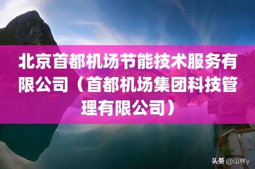 北京首都机场节能技术服务有限公司（首都机场集团科技管理有限公司）