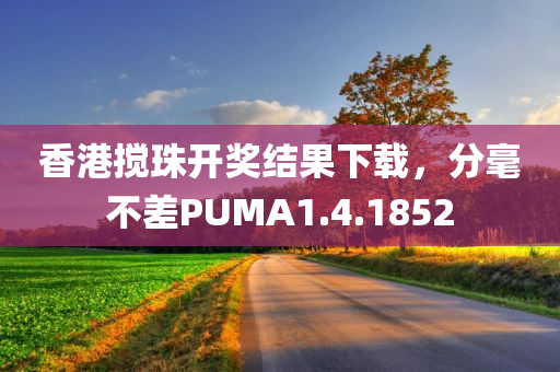 香港搅珠开奖结果下载，分毫不差PUMA1.4.1852