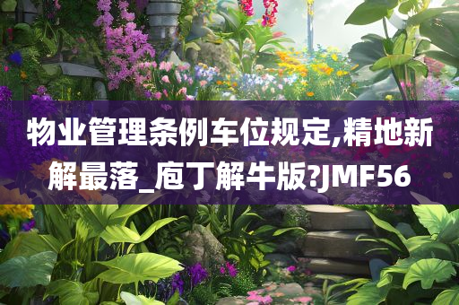 物业管理条例车位规定,精地新解最落_庖丁解牛版?JMF56