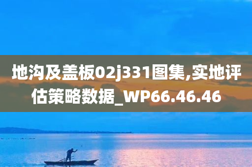 地沟及盖板02j331图集,实地评估策略数据_WP66.46.46