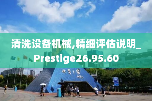 清洗设备机械,精细评估说明_Prestige26.95.60