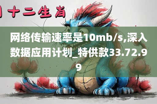 网络传输速率是10mb/s,深入数据应用计划_特供款33.72.99