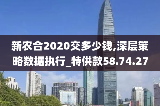 新农合2020交多少钱,深层策略数据执行_特供款58.74.27