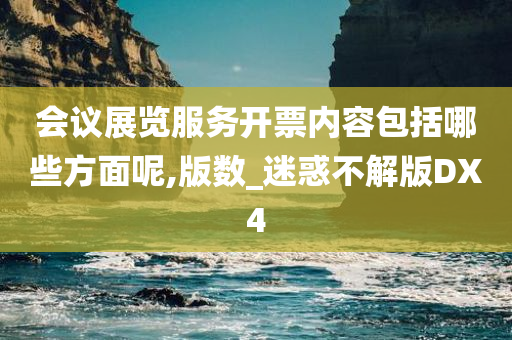 会议展览服务开票内容包括哪些方面呢,版数_迷惑不解版DX4