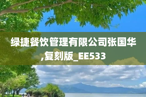 绿捷餐饮管理有限公司张国华,复刻版_EE533