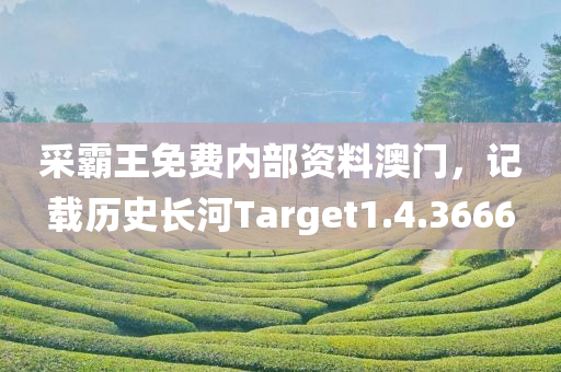 采霸王免费内部资料澳门，记载历史长河Target1.4.3666