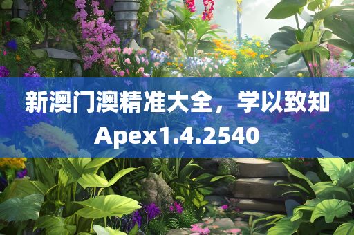 新澳门澳精准大全，学以致知Apex1.4.2540