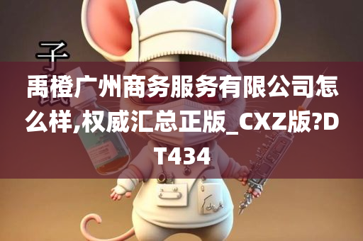 禹橙广州商务服务有限公司怎么样,权威汇总正版_CXZ版?DT434