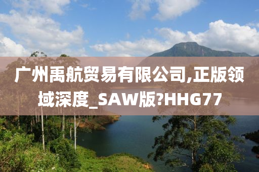 广州禹航贸易有限公司,正版领域深度_SAW版?HHG77