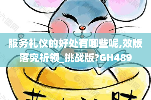 服务礼仪的好处有哪些呢,效版落究析领_挑战版?GH489