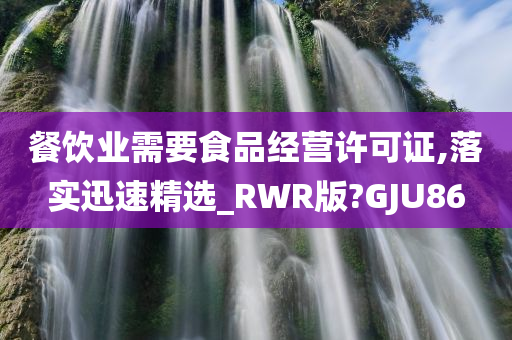 餐饮业需要食品经营许可证,落实迅速精选_RWR版?GJU86