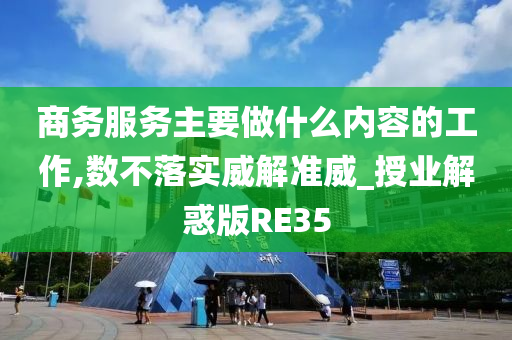 商务服务主要做什么内容的工作,数不落实威解准威_授业解惑版RE35