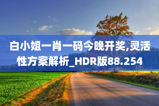 白小姐一肖一码今晚开奖,灵活性方案解析_HDR版88.254