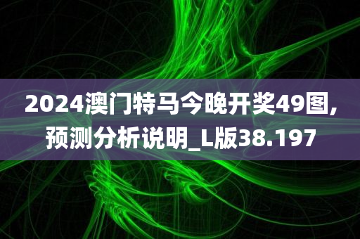 2024澳门特马今晚开奖49图,预测分析说明_L版38.197