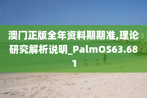 澳门正版全年资料期期准,理论研究解析说明_PalmOS63.681