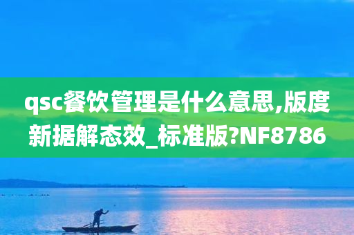 qsc餐饮管理是什么意思,版度新据解态效_标准版?NF8786