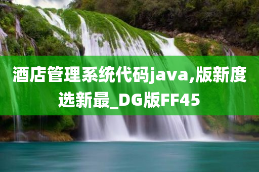 酒店管理系统代码java,版新度选新最_DG版FF45