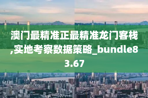 澳门最精准正最精准龙门客栈,实地考察数据策略_bundle83.67