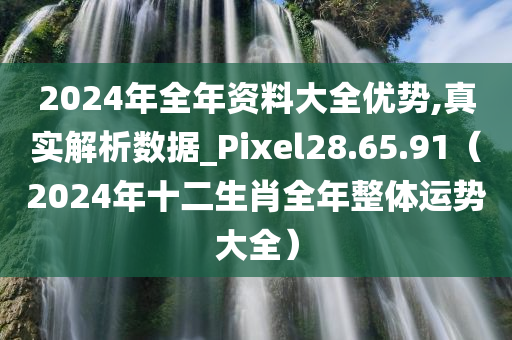 2024年全年资料大全优势,真实解析数据_Pixel28.65.91（2024年十二生肖全年整体运势大全）