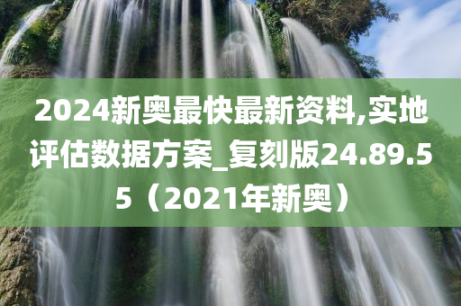 2024新奥最快最新资料,实地评估数据方案_复刻版24.89.55（2021年新奥）