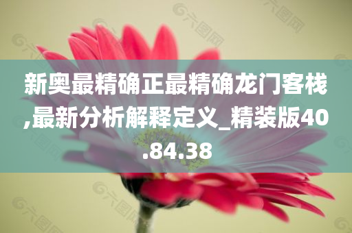 新奥最精确正最精确龙门客栈,最新分析解释定义_精装版40.84.38