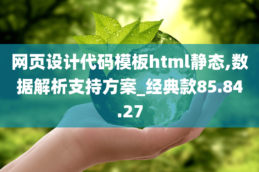 网页设计代码模板html静态,数据解析支持方案_经典款85.84.27