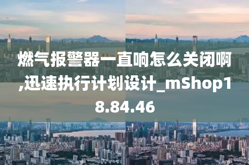 燃气报警器一直响怎么关闭啊,迅速执行计划设计_mShop18.84.46