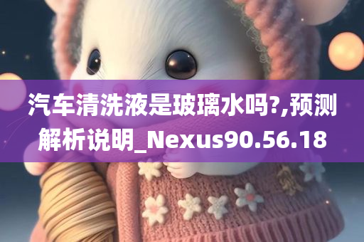 汽车清洗液是玻璃水吗?,预测解析说明_Nexus90.56.18