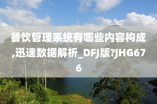 餐饮管理系统有哪些内容构成,迅速数据解析_DFJ版?JHG676