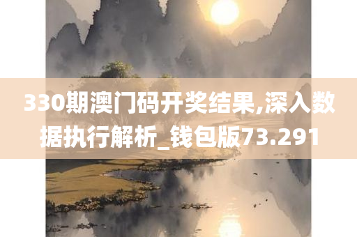 330期澳门码开奖结果,深入数据执行解析_钱包版73.291