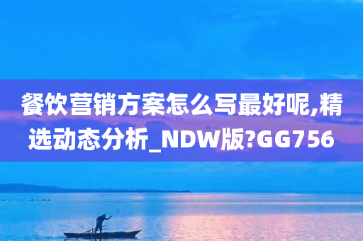 餐饮营销方案怎么写最好呢,精选动态分析_NDW版?GG756