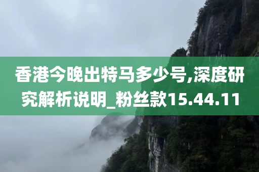 香港今晚出特马多少号,深度研究解析说明_粉丝款15.44.11