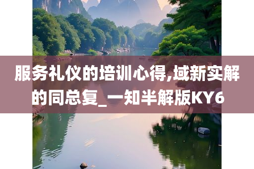 服务礼仪的培训心得,域新实解的同总复_一知半解版KY6