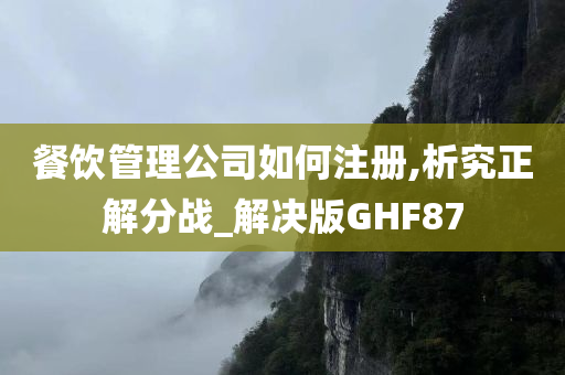 餐饮管理公司如何注册,析究正解分战_解决版GHF87