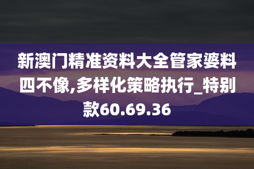 新澳门精准资料大全管家婆料四不像,多样化策略执行_特别款60.69.36