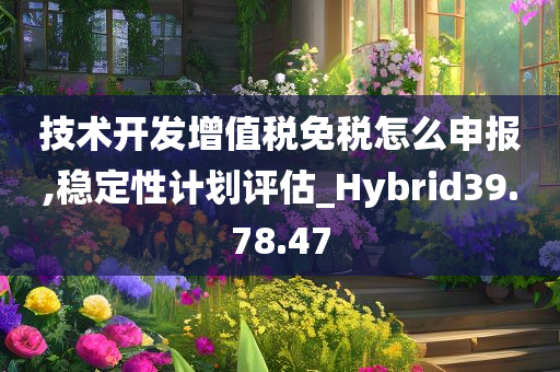 技术开发增值税免税怎么申报,稳定性计划评估_Hybrid39.78.47