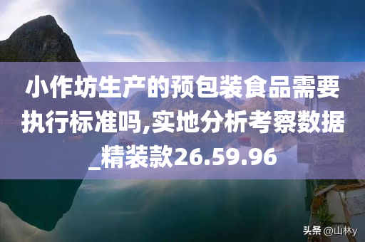 小作坊生产的预包装食品需要执行标准吗,实地分析考察数据_精装款26.59.96