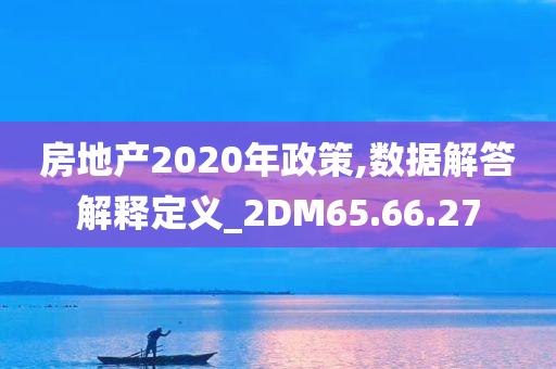 房地产2020年政策,数据解答解释定义_2DM65.66.27