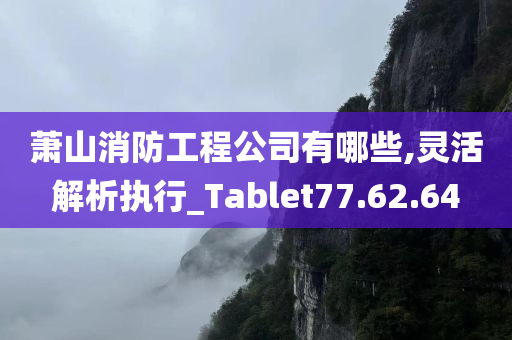 萧山消防工程公司有哪些,灵活解析执行_Tablet77.62.64