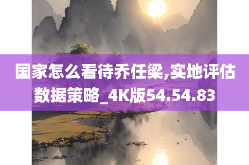 国家怎么看待乔任梁,实地评估数据策略_4K版54.54.83