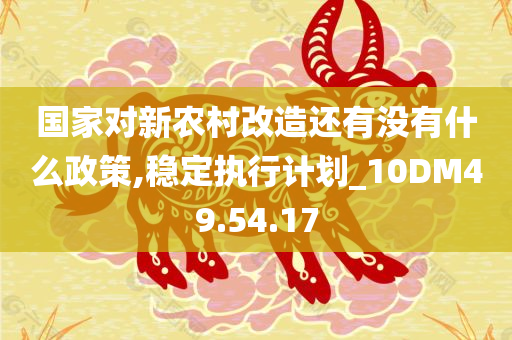 国家对新农村改造还有没有什么政策,稳定执行计划_10DM49.54.17