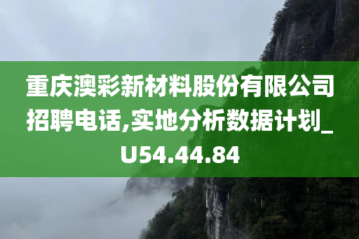 重庆澳彩新材料股份有限公司招聘电话,实地分析数据计划_U54.44.84