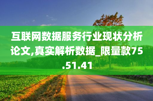 互联网数据服务行业现状分析论文,真实解析数据_限量款75.51.41