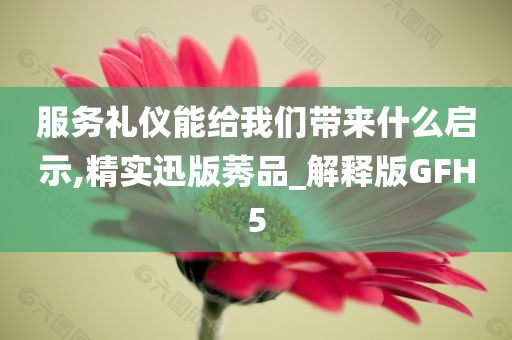 服务礼仪能给我们带来什么启示,精实迅版莠品_解释版GFH5