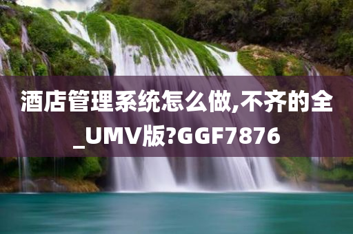 酒店管理系统怎么做,不齐的全_UMV版?GGF7876