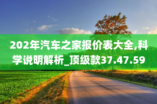 202年汽车之家报价表大全,科学说明解析_顶级款37.47.59