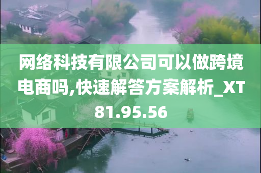 网络科技有限公司可以做跨境电商吗,快速解答方案解析_XT81.95.56