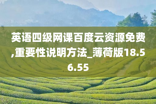 英语四级网课百度云资源免费,重要性说明方法_薄荷版18.56.55